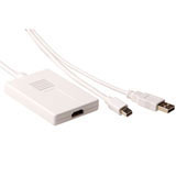 Advanced cable technology Convertercable Mini DisplayPort male +  USB Audio - HDMI-A femaleConvertercable Mini DisplayPort male +  USB Audio - HDMI-A female (AK